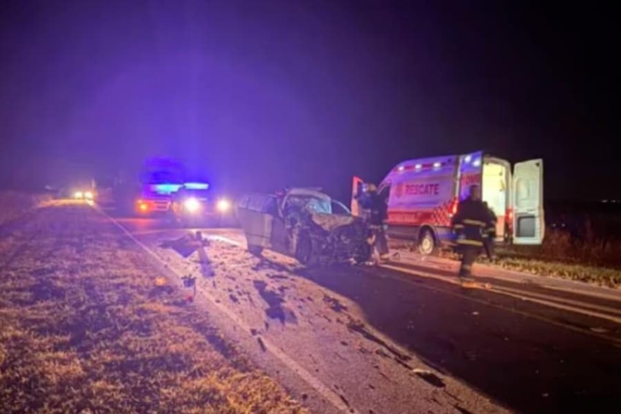 Un joven médico santiagueño murió en un violento choque sobre la Ruta 10 en Córdoba