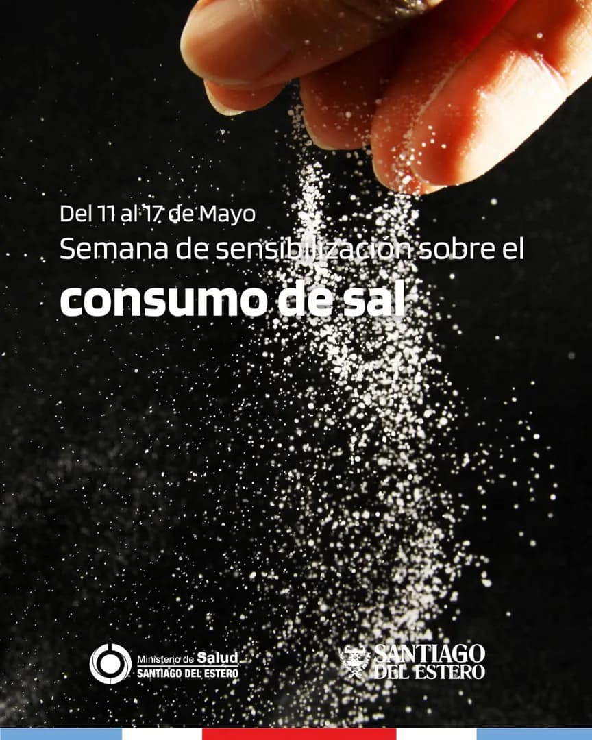 Lanzan una campaña de concientización para reducir el consumo de sal y prevenir enfermedades cardiovasculares