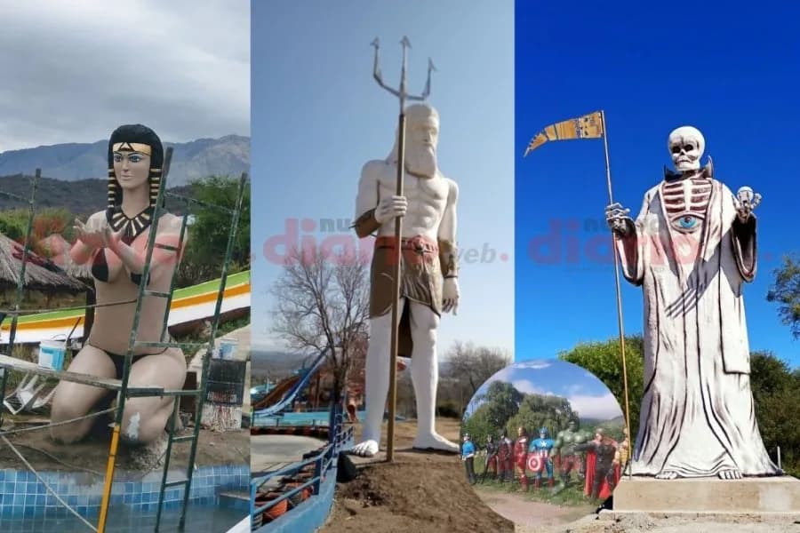 Miguel Ángel Nazar, el escultor de los gigantes: conocé las impresionantes obras del creador del San La Muerte
