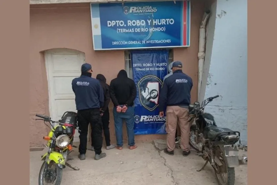 Cayeron los "motochorros del cuchillo" tras una cinematográfica persecución en Las Termas