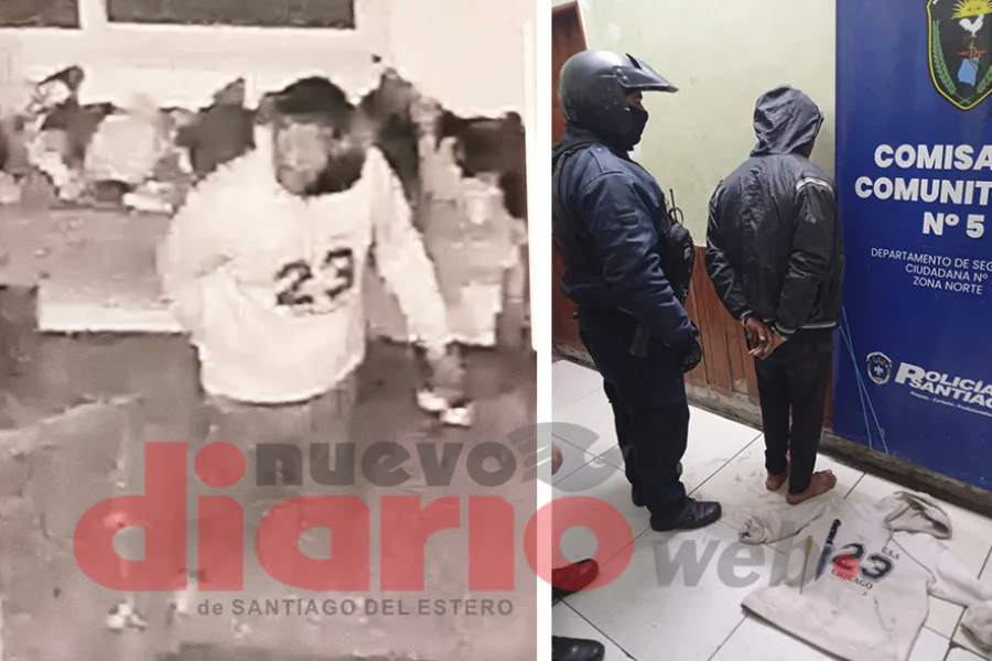 Robó, huyó por los techos y se escondió bajo la cama de una joven en Av. Moreno