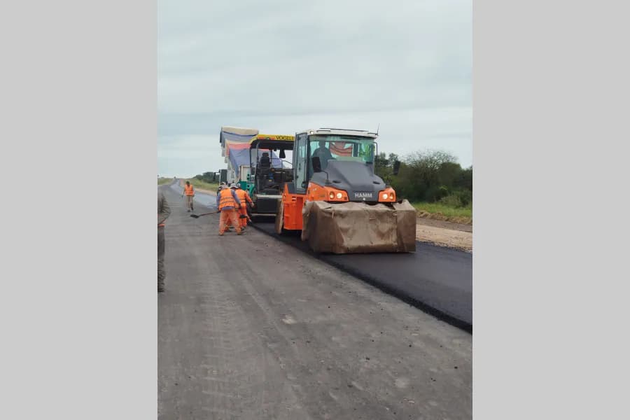 Vialidad Nacional pidió circular con extrema precaución en la Ruta 9 entre Santiago y Las Termas por obras de repavimentación