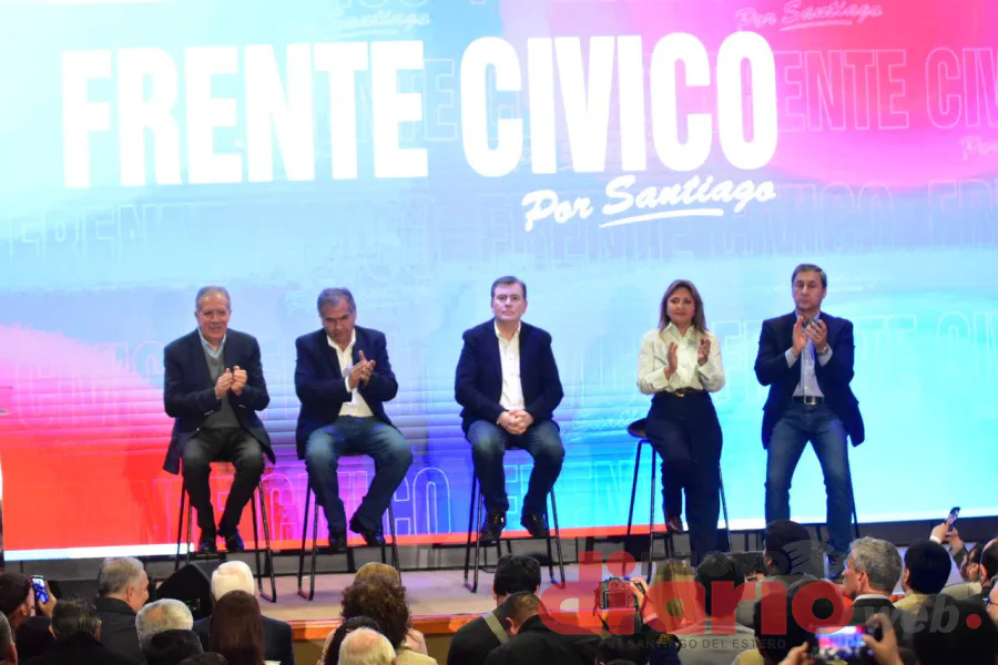 El Frente Cívico presentó su plataforma electoral con un fuerte mensaje ante la crisis nacional