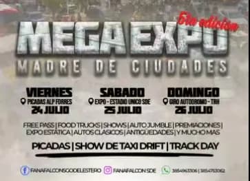 Se viene la 6ª edición de la Mega Expo Madre de Ciudades: los detalles del evento de vehículos más grande del NOA