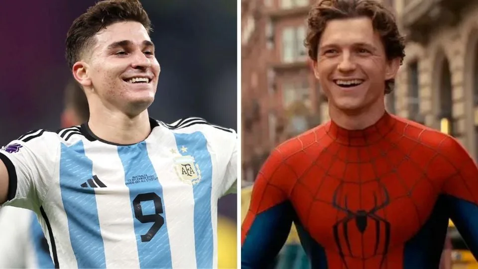 Tom Holland eligió a Julián Álvarez como el próximo Spider-Man y su mensaje se volvió viral