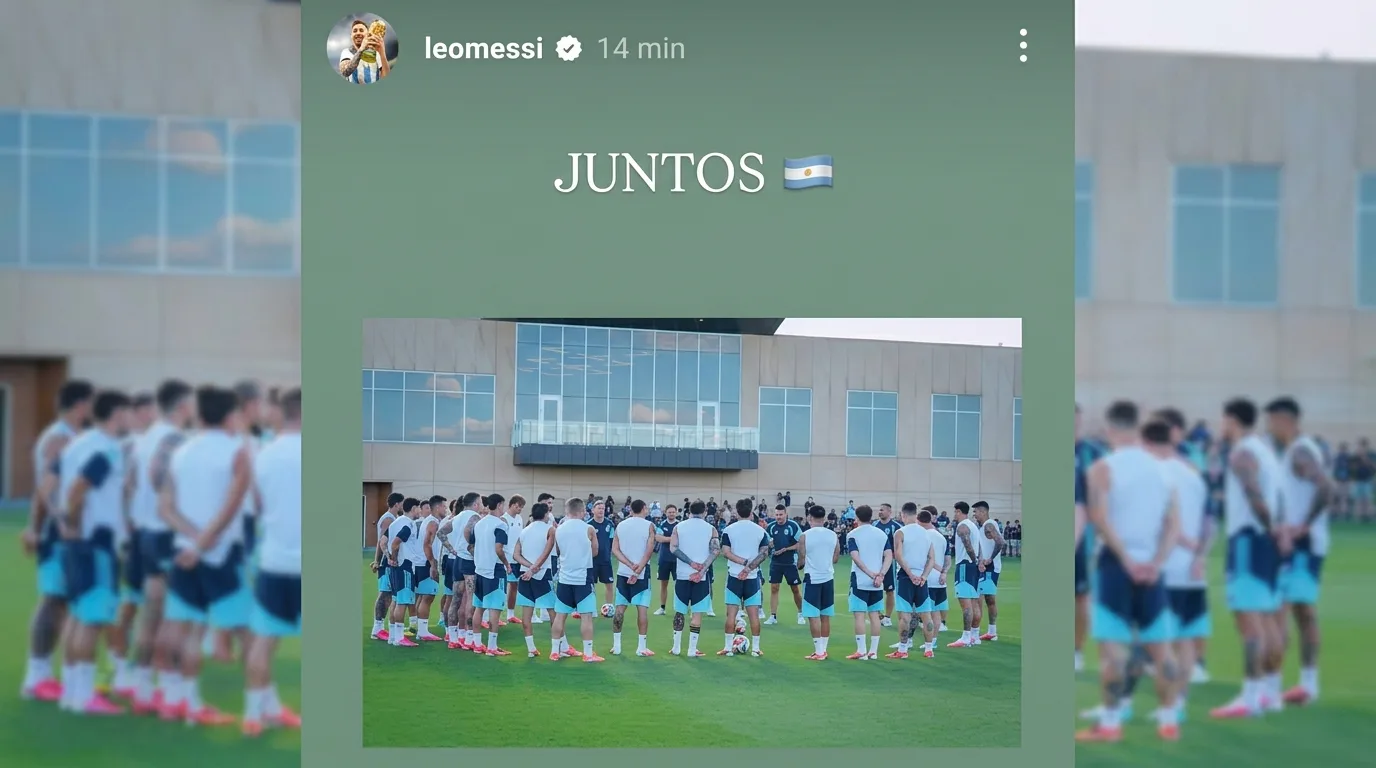 El fuerte mensaje de unidad de Lionel Messi de cara al debut de la Selección Argentina: "Juntos"