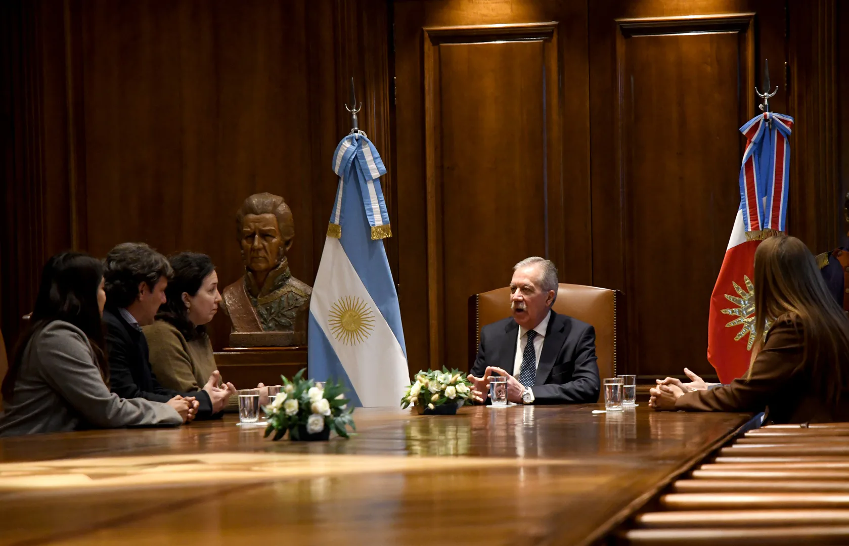 El Gobernador recibió a representantes de la FAO para la presentación del Plan Provincial de Restauración de Bosques Nativos