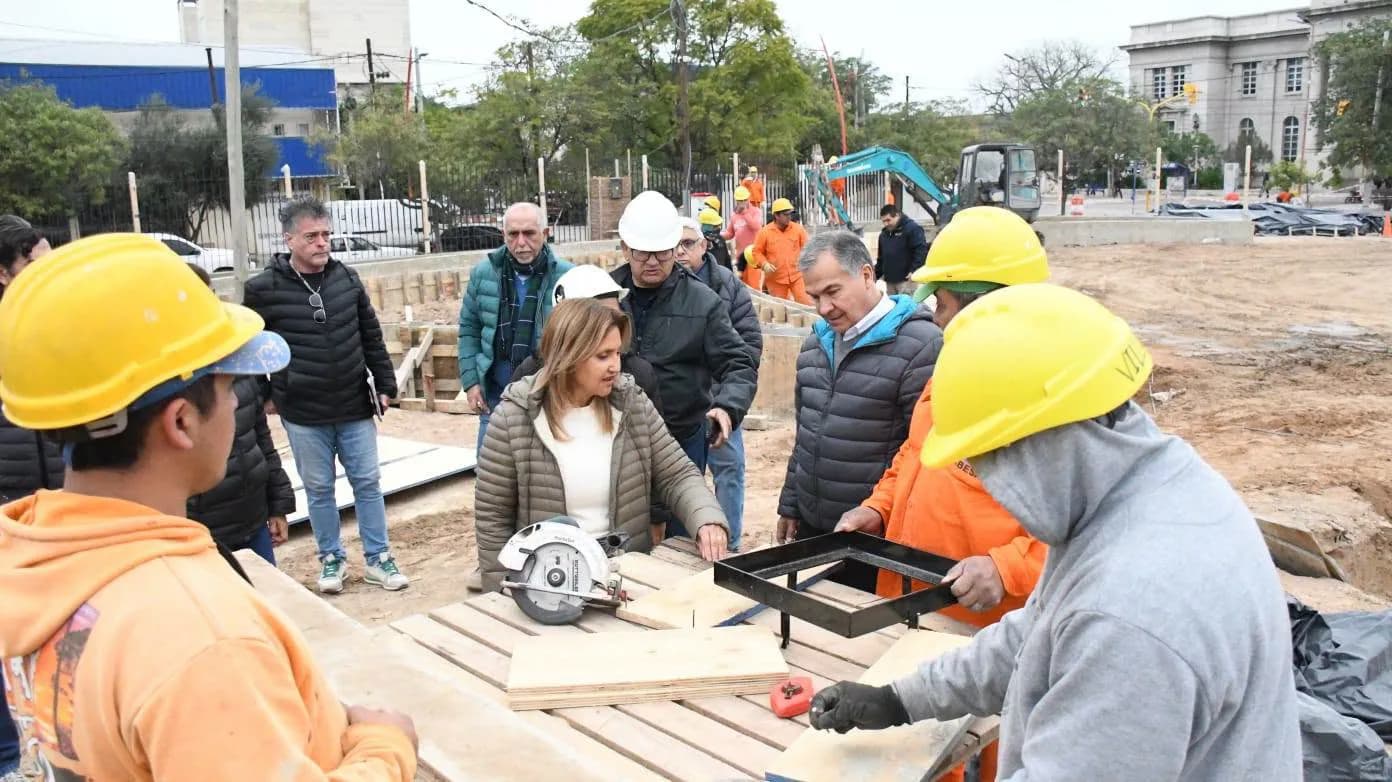 Norma Fuentes supervisó el avance de las obras en la nueva Plaza de las Ciencias