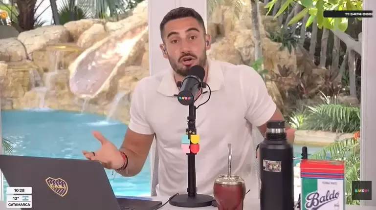 Nicolás Occhiato habló tras despedir a Flor Peña de Luzu TV: "No merece mi respeto"
