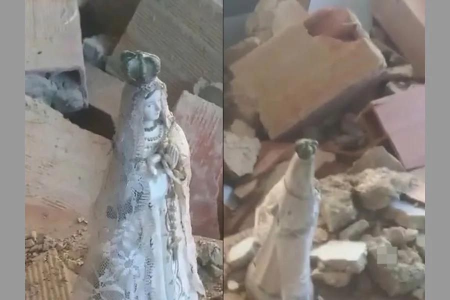 Milagro entre los escombros: la Virgen del Valle apareció intacta tras los terremotos en Venezuela