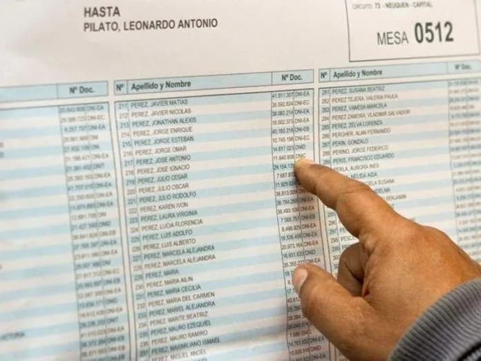 Habilitan la consulta del padrón electoral para las elecciones municipales en Santiago del Estero