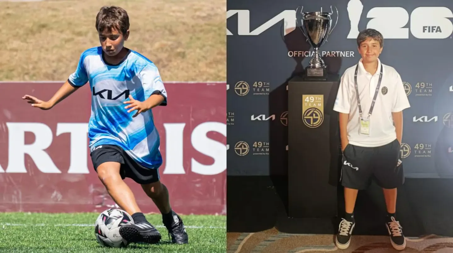 Un joven platense de 13 años llevará la pelota en el partido de cuartos de final entre Argentina y Suiza