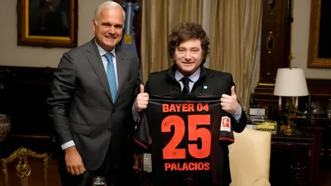 Javier Milei recibió a autoridades globales de Bayer en Casa Rosada para fortalecer vínculos con el sector farmacéutico