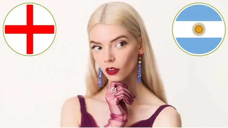 Anya Taylor-Joy revela su elección para el duelo entre Argentina e Inglaterra: “En mi corazón, es Argentina”