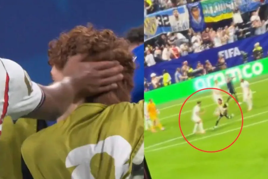 Escándalo en el final: el motivo por el que Jude Bellingham agredió por la espalda al "Colo" Barco