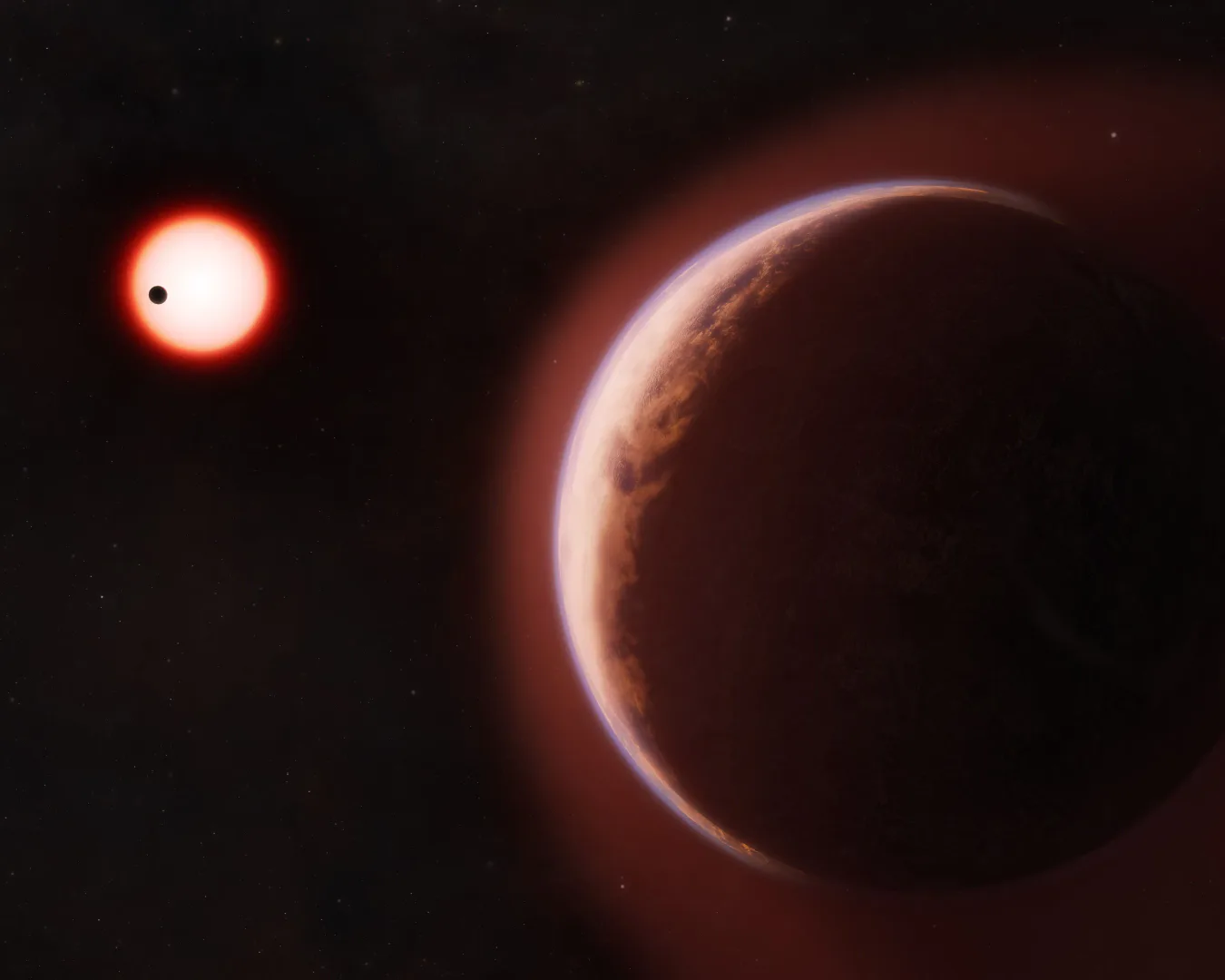 Histórico hallazgo astronómico: detectan la primera atmósfera en un planeta rocoso dentro de la zona habitable