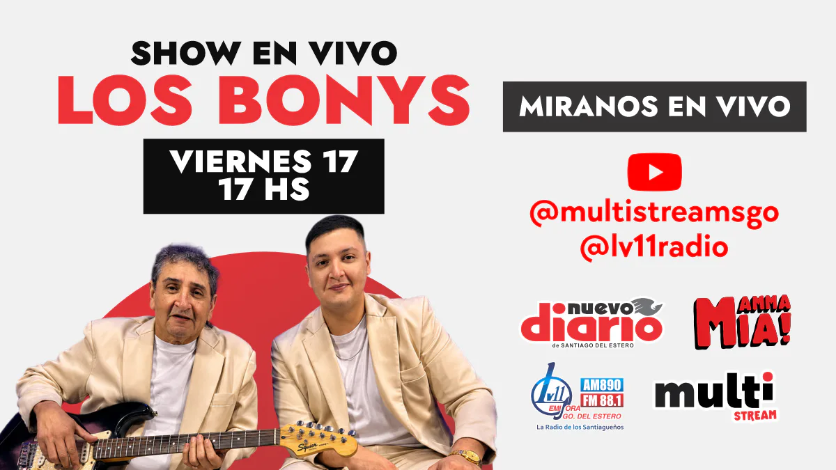 Los Bonys desembarcan en Multistream con un concierto íntimo que se transmitirá en vivo para todo el mundo
