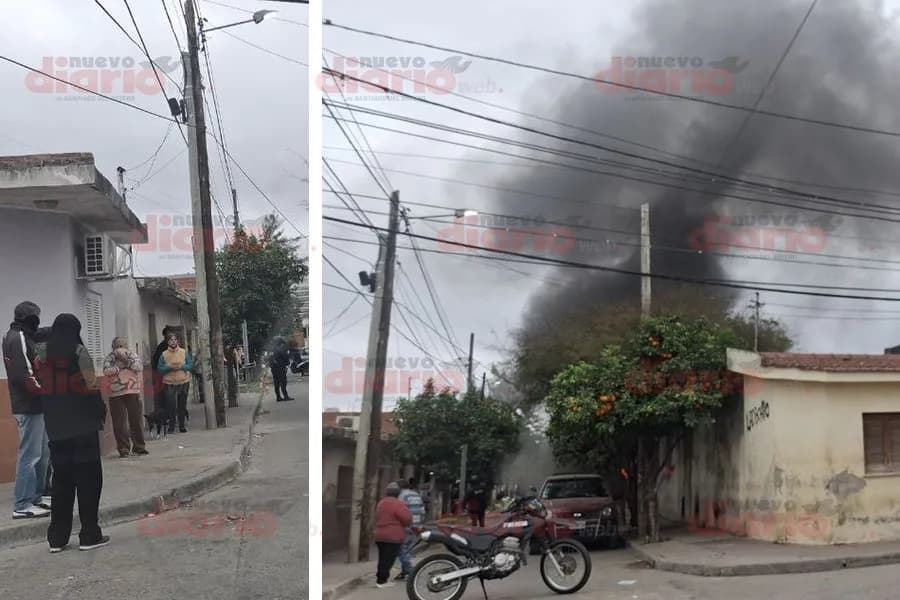 Un incendio en un terreno baldío del barrio Francisco Solano movilizó a policías y bomberos