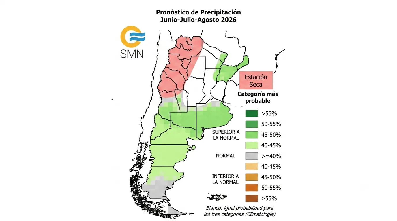 El Niño se intensifica y anticipan lluvias superiores a lo normal para agosto y septiembre en Santiago del Estero
