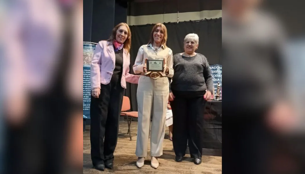 Estela Neder fue distinguida en el 39° Encuentro Nacional de Mujeres Justicialistas