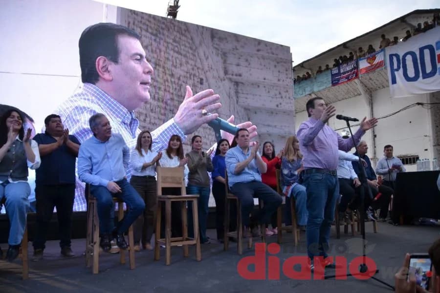 Gerardo Zamora cerró la campaña del Frente Cívico en La Banda y pidió el apoyo para Llamil Abdala