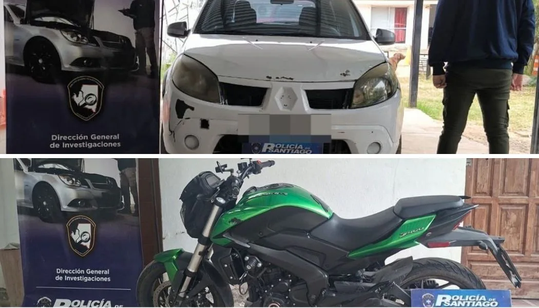 Recuperaron un auto y una moto que tenían pedido de secuestro vigente