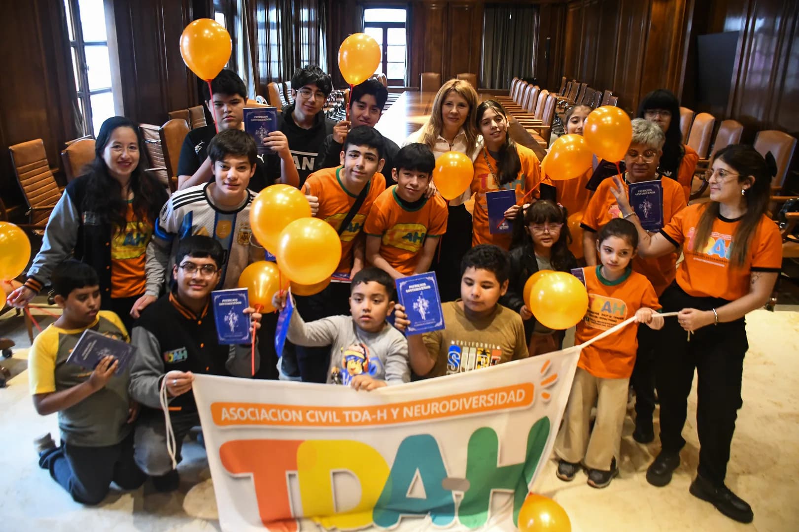 La Ministra de Justicia, Matilde O'Mill recibió a integrantes de la Organización Civil TDA-H y Neurodiversidad