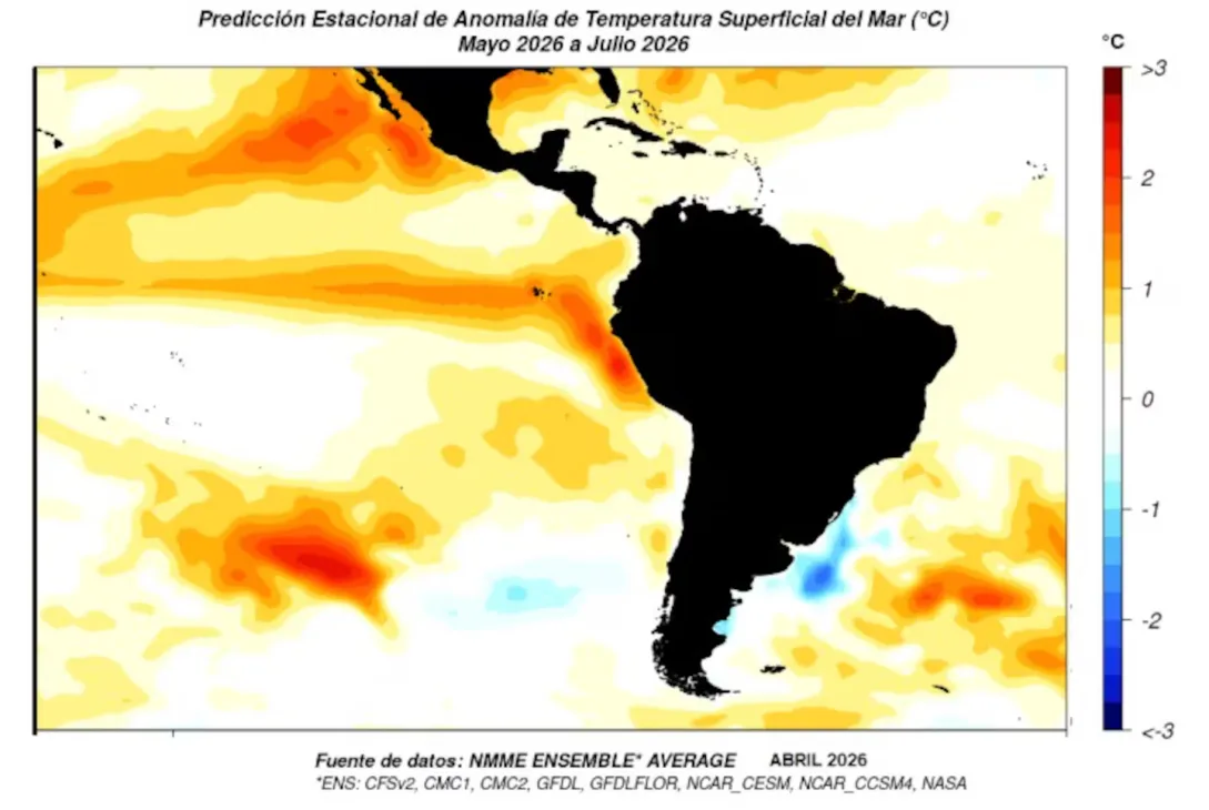 La Organización Meteorológica Mundial advierte sobre la intensificación de El Niño y su impacto en Argentina