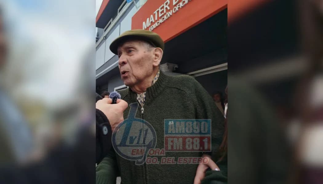 A sus 90 años, Lauro López volvió a votar y dio un ejemplo de compromiso ciudadano