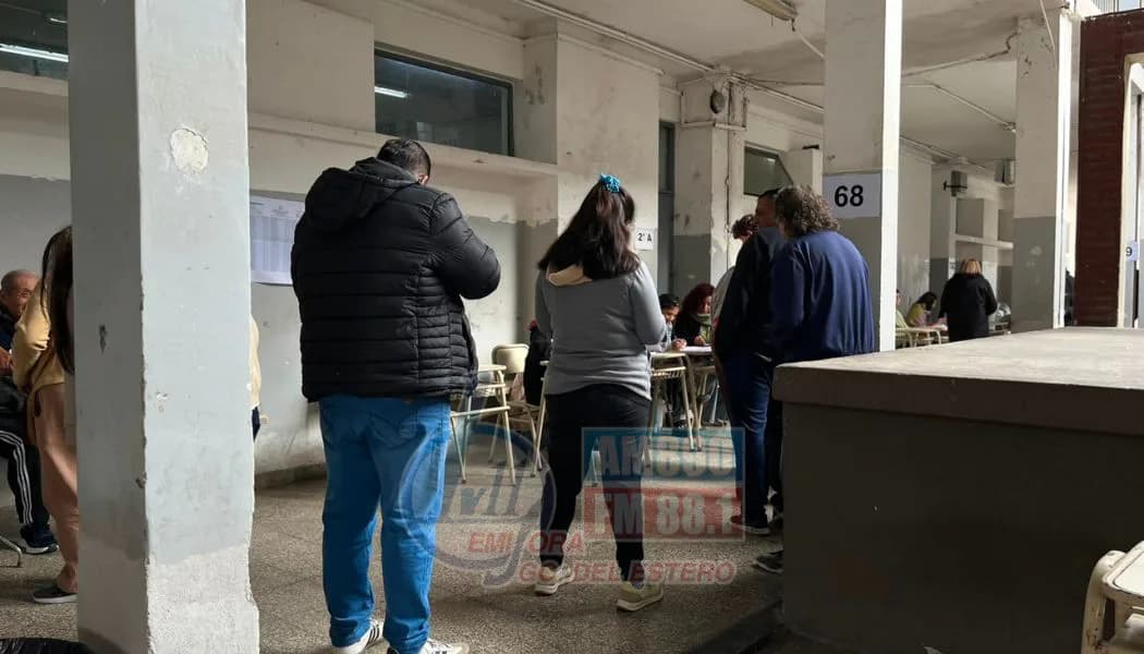 Quimilí alcanzó entre el 30% y el 32% de participación al mediodía
