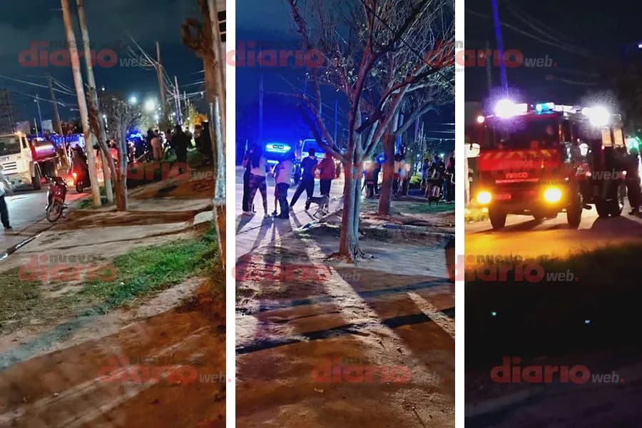 Voraz incendio destruyó una vivienda en el barrio Villa del Carmen y generó momentos de pánico