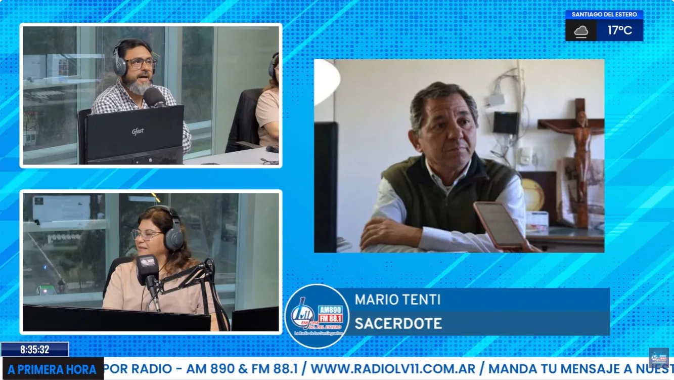 Mario Tenti: "Nos hubiese encantado que el Papa venga a Santiago y visite Mama Antula"