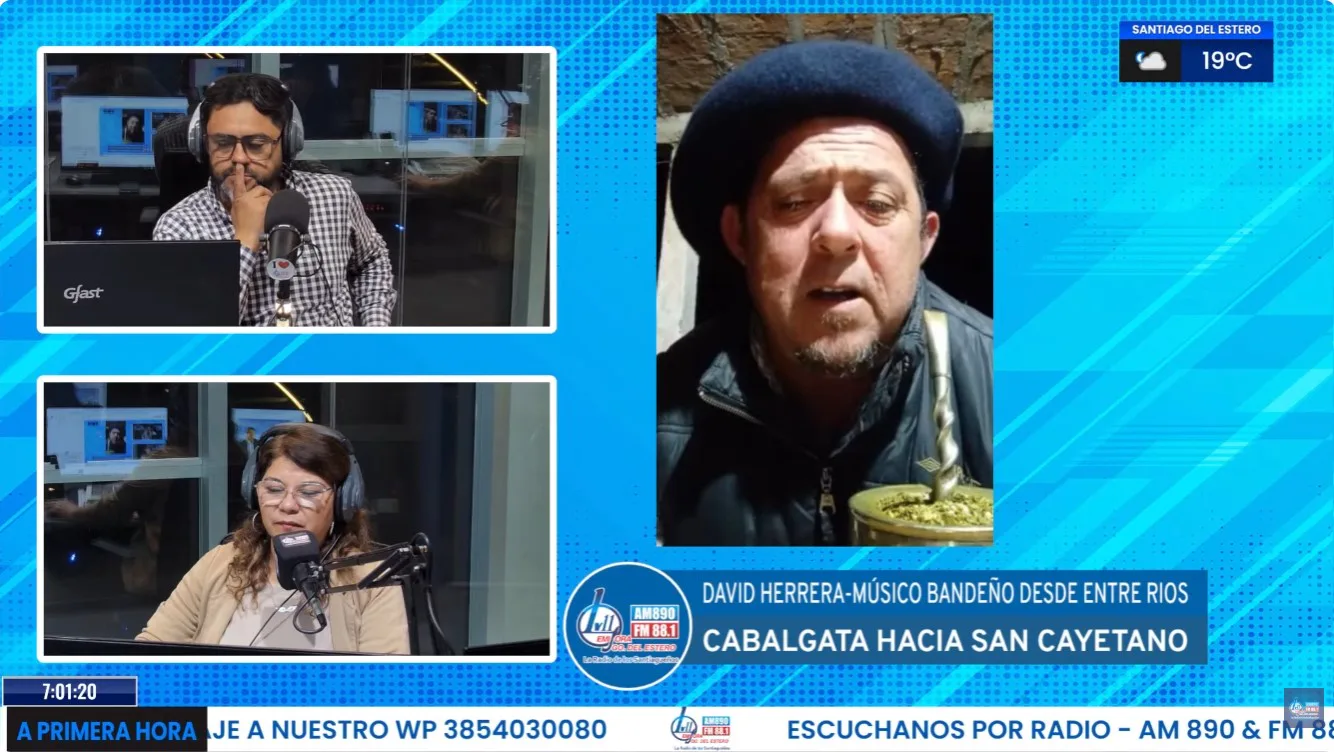 Desde Entre Ríos, un santiagueño cabalgará 100 kilómetros para honrar a San Cayetano
