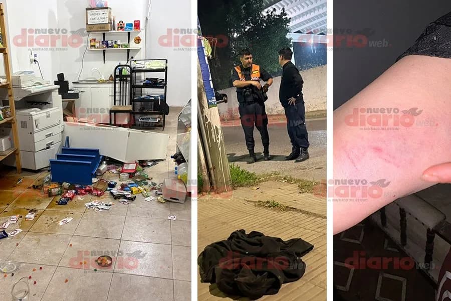 "Rengo" asaltó un kiosco, peleó con la empleada y escapó en una moto que lo esperaba