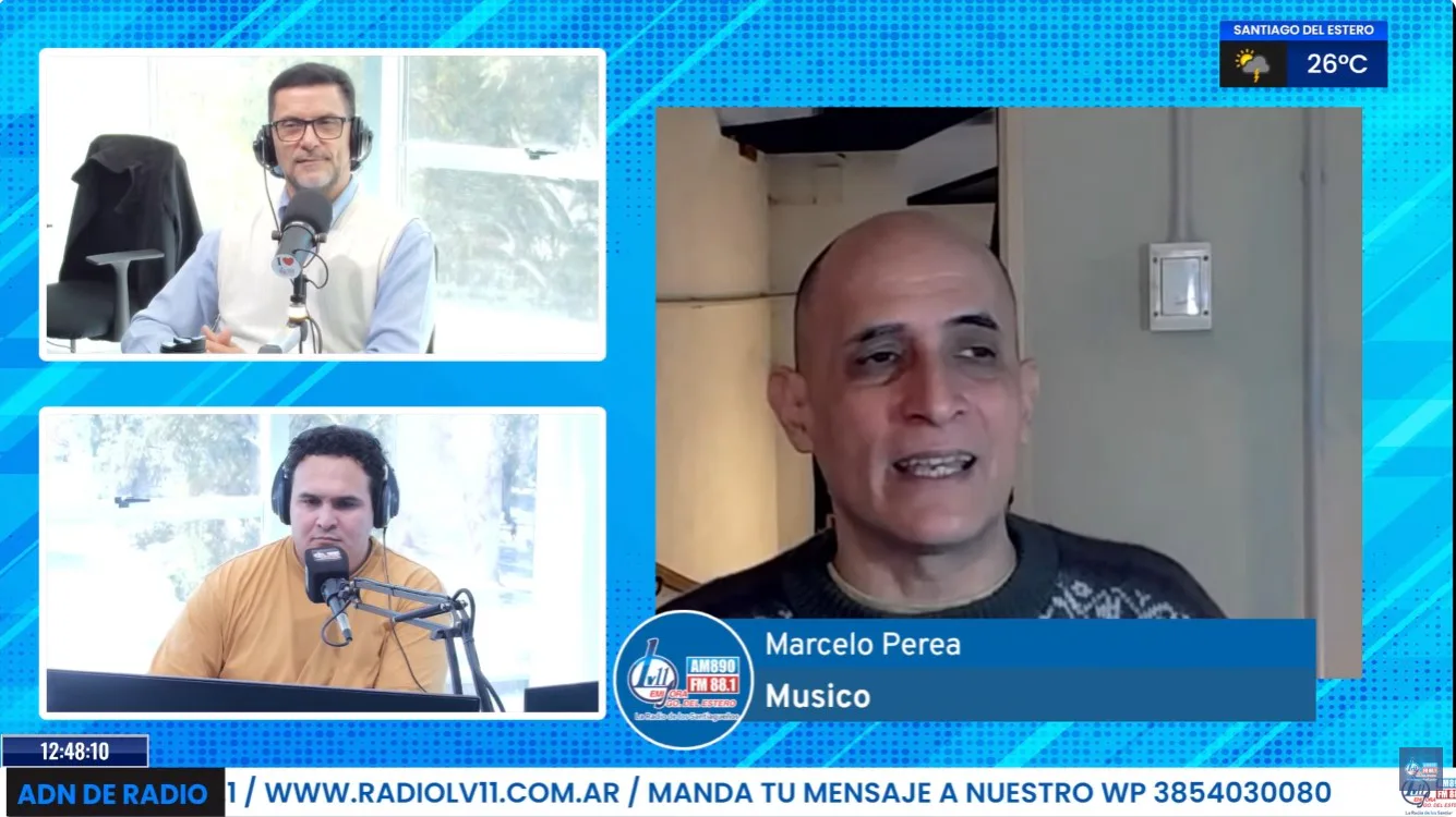 El santiagueño Marcelo Perea repasó su historia, su presente y el legado de "Lapachos en Primavera"