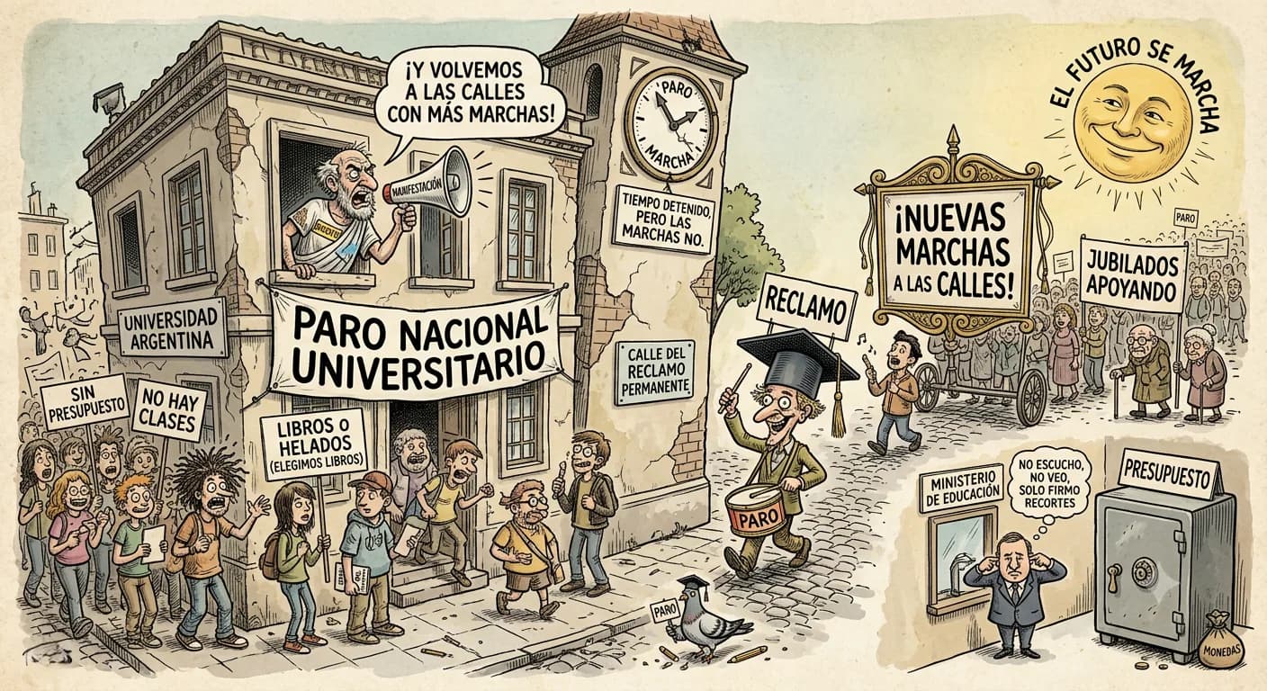 La Conadu Histórica anunció un paro universitario del 18 al 22 de agosto y evalúa una nueva Marcha Federal