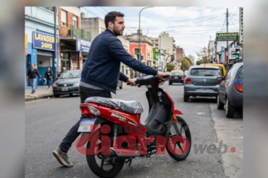 Delincuentes roban una motocicleta tras ser dejada con la llave colocada en Los Juríes