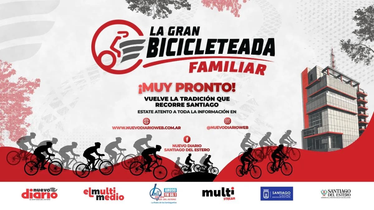 ¡Vuelve la Gran Bicicleteada Familiar de Nuevo Diario!