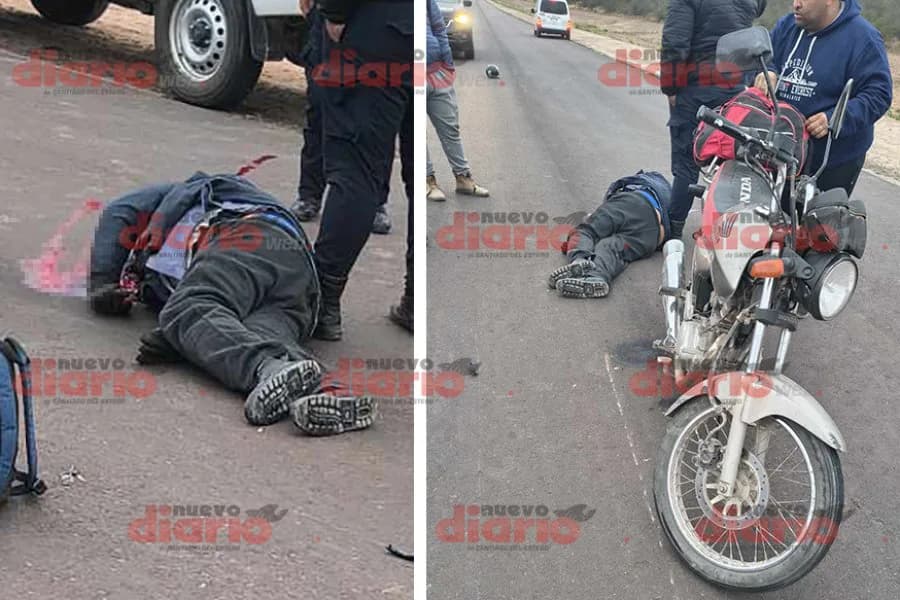 Un motociclista sufrió un grave accidente en la Ruta 9 y permanece internado en terapia intensiva