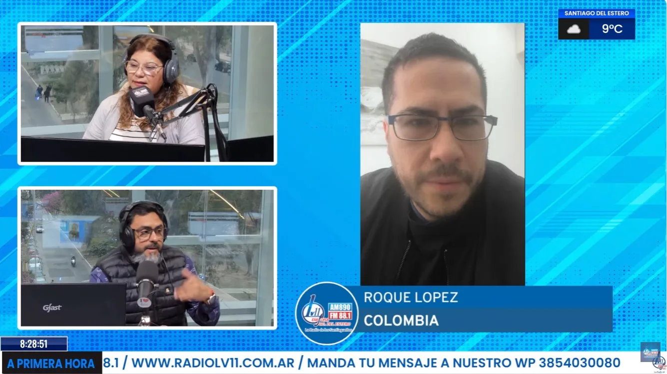 Desde Colombia, Roque López contó cómo siguen los rescates tras el fuerte terremoto