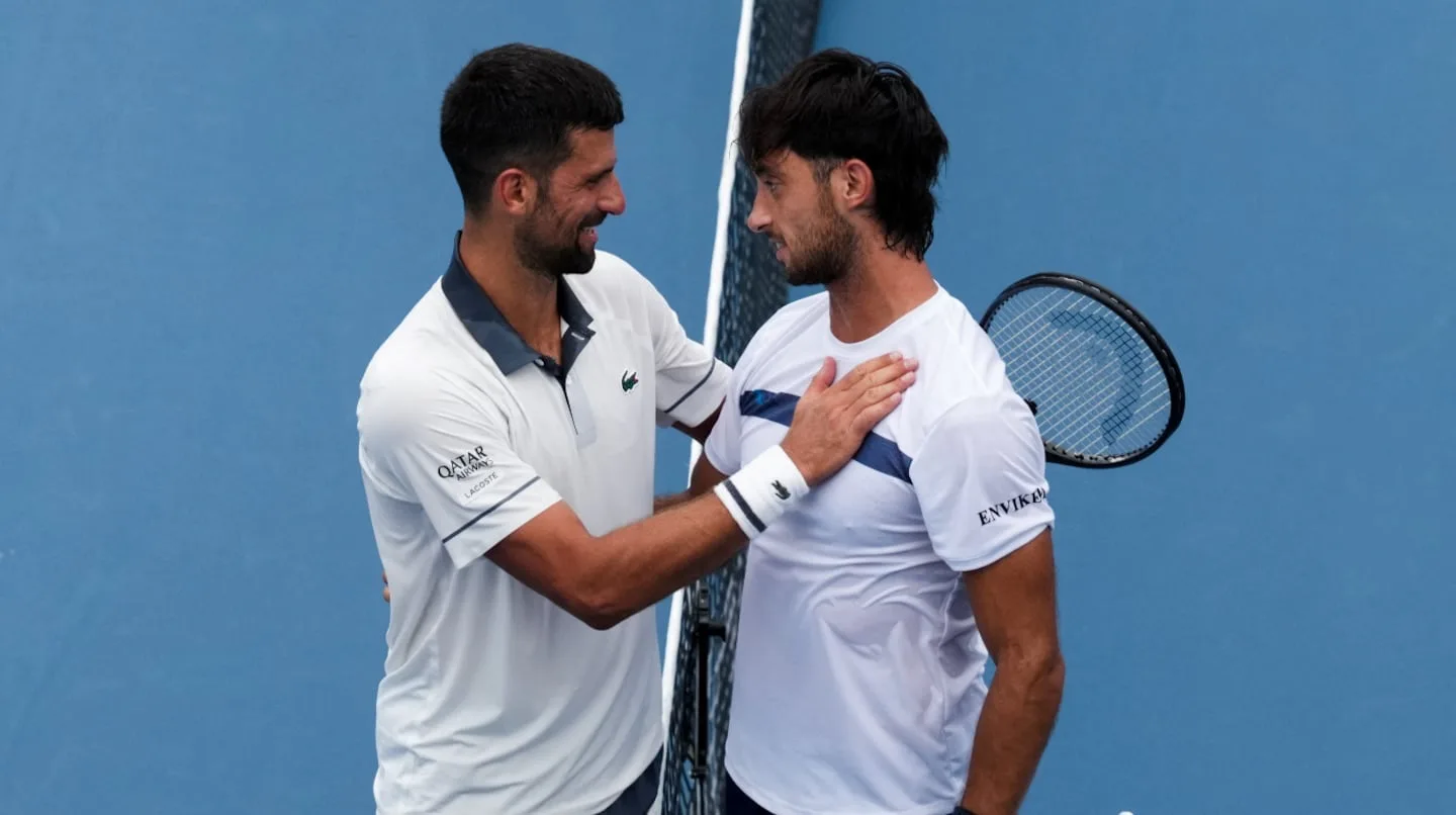 Tirante dio el golpe ante Djokovic, que después reveló el problema de salud que padece