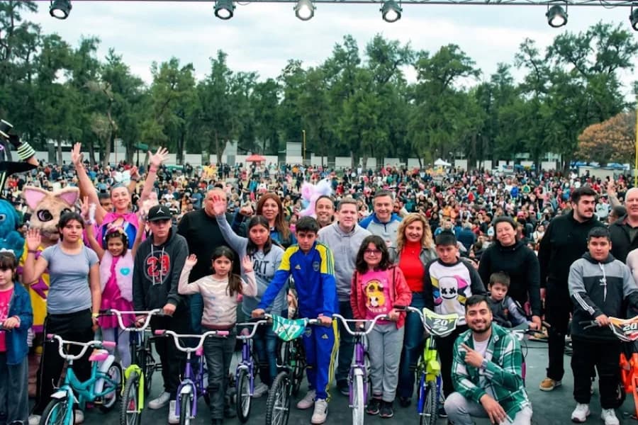 El Parque Aguirre concentró los festejos por el Día de la Niñez con actividades recreativas y sorteos