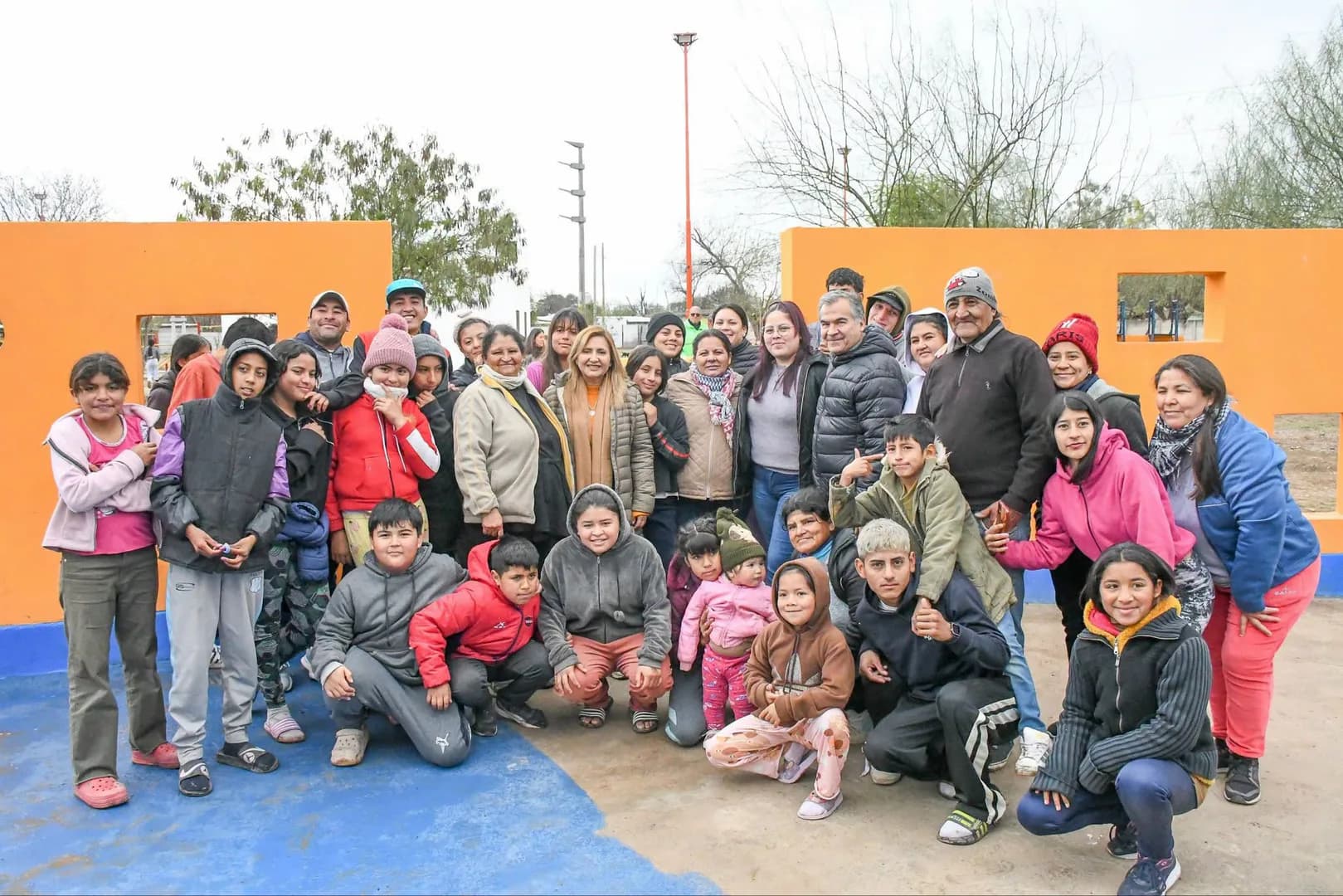 La intendente Norma Fuentes supervisó las obras de remodelación en la plaza del barrio Belén