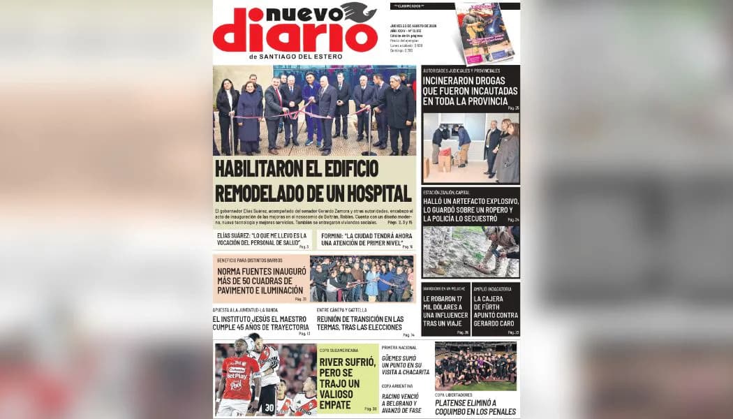 ¡Ya está en la calle la edición de este jueves de Nuevo Diario!