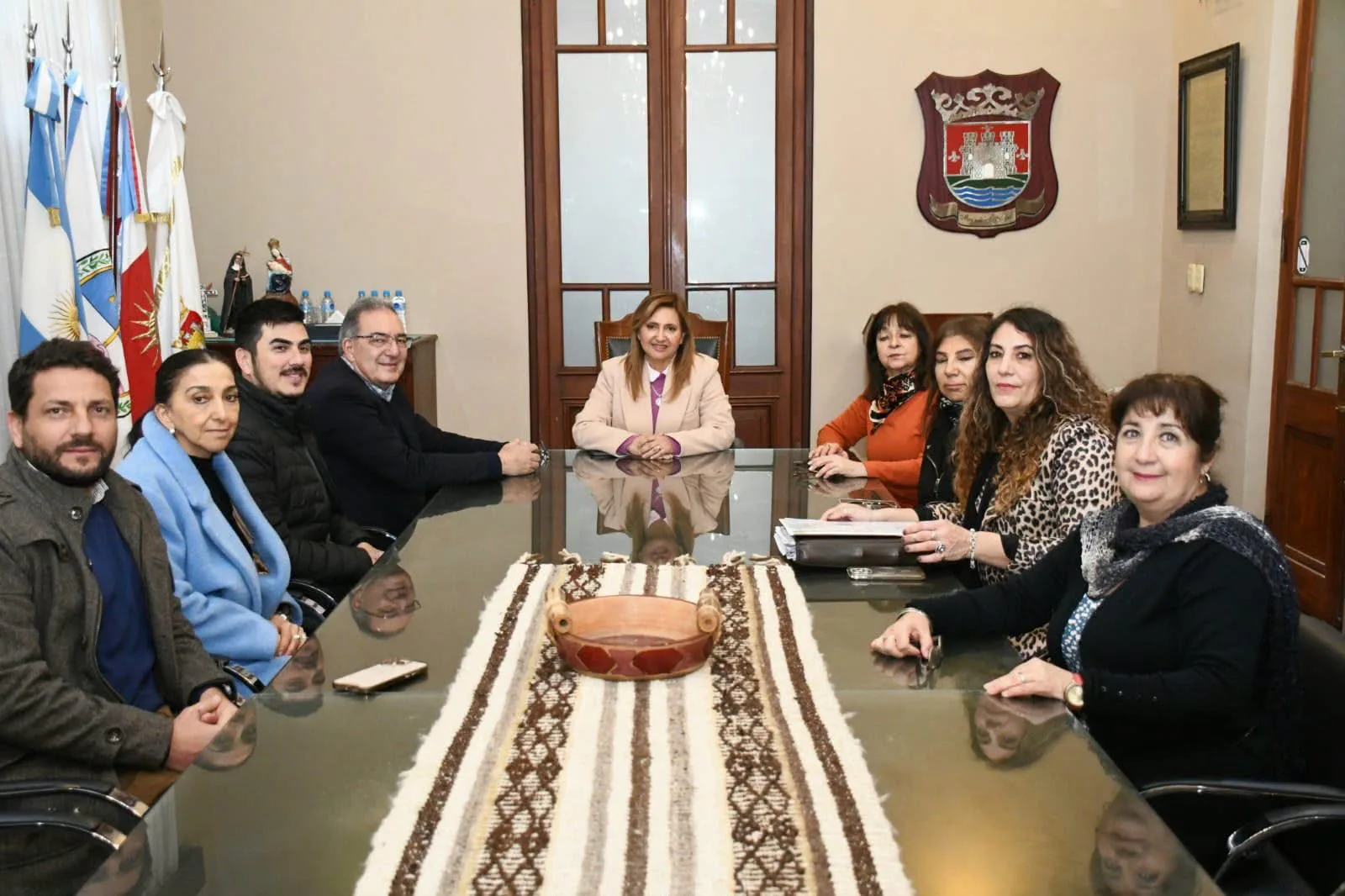 La intendente Norma Fuentes se reunió con miembros de la Unión Cultural Argentino Libanesa