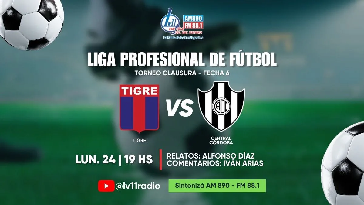 Central Córdoba tiene una gran oportunidad ante Tigre y lo vivís por LV11