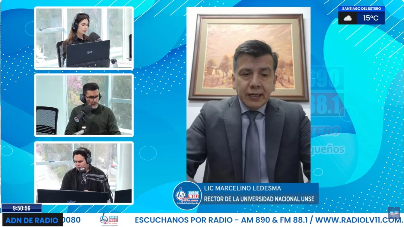 Marcelino Ledesma habló del paro universitario, nuevas carreras y los desafíos de la UNSE