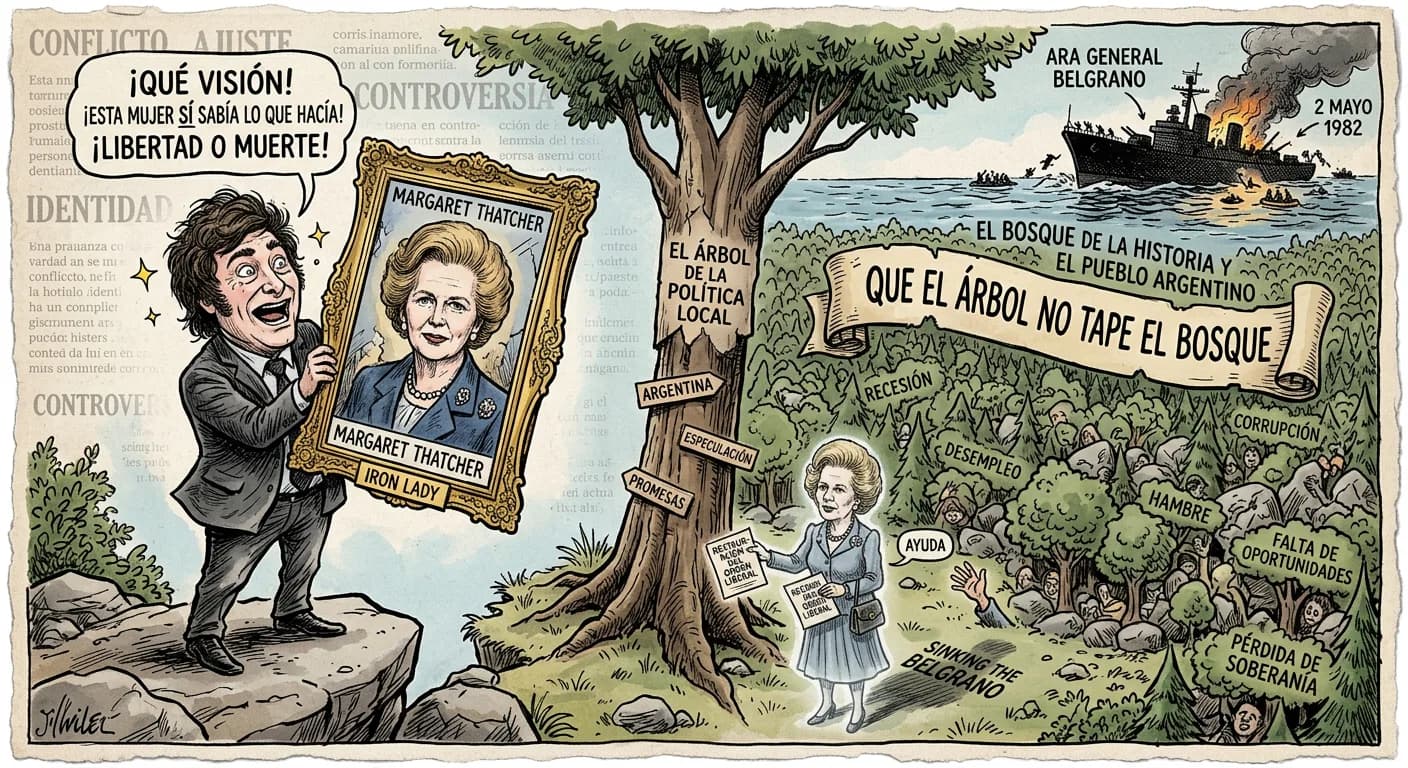 Comparan las medidas económicas de Javier Milei con la gestión de Margaret Thatcher en Reino Unido