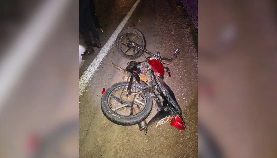 Una joven chocó con un camión en plena ruta y fue derivada de urgencia al Regional