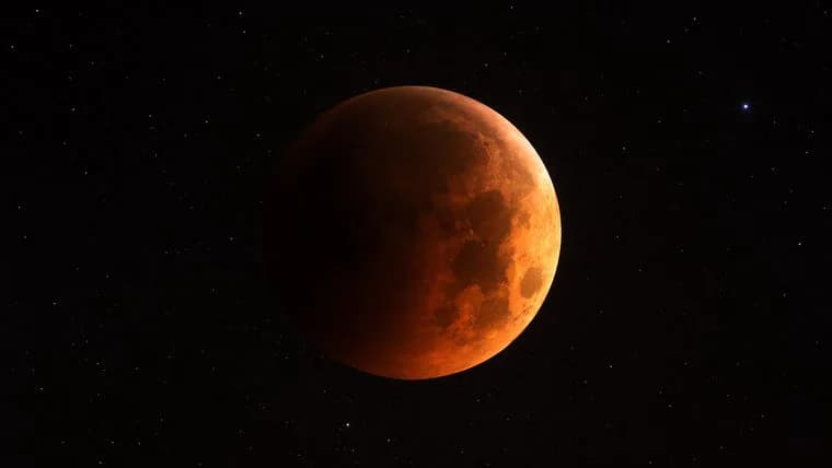 Esta noche llega el eclipse lunar: a qué hora mirar el cielo en Santiago